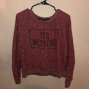 Comfortable sporty graphic long sleeve